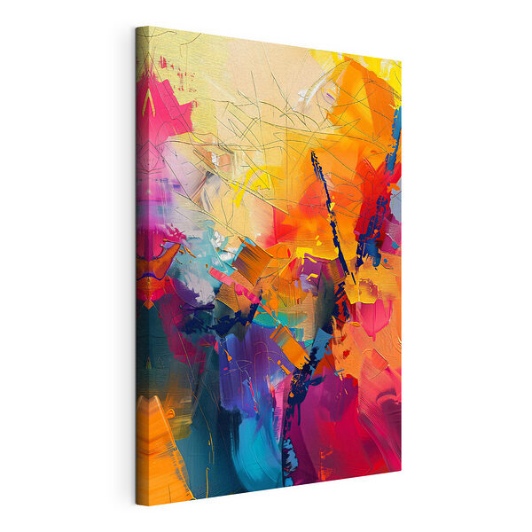 Cuadros Una explosión abstracta y vibrante de colores