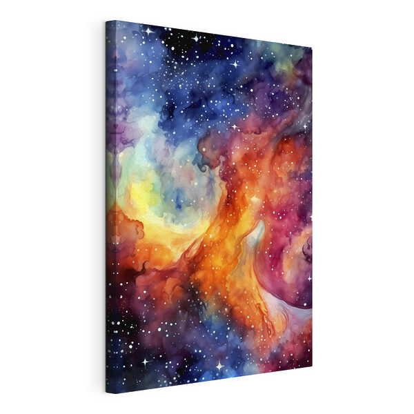 Cuadros Galaxia llena de colores con estrellas