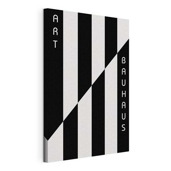 Cuadros Letras blancas sobre fondo negro