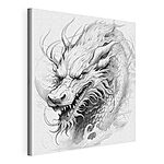 Cuadros Dibujo de un dragón