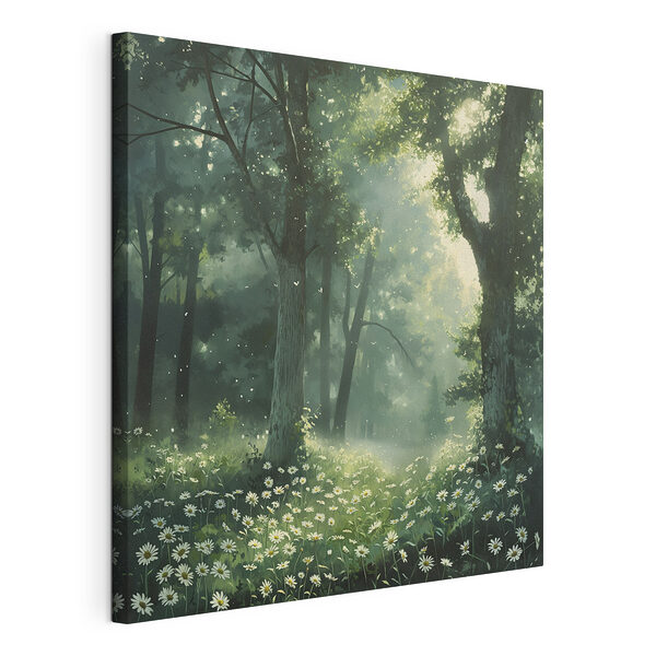 Cuadros Bosque con árboles y flores (SKU: s40224) Cuadros Cuadros Bosque con árboles y flores (SKU: s40224)
