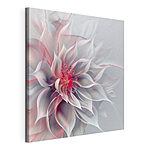 Cuadros Flor blanca y rosa