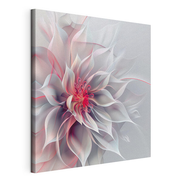 Cuadros Flor blanca y rosa