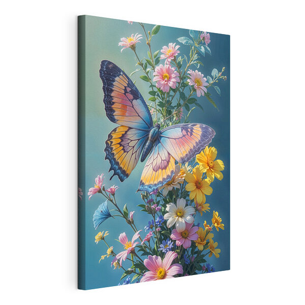 Cuadros Mariposa sobre una flor