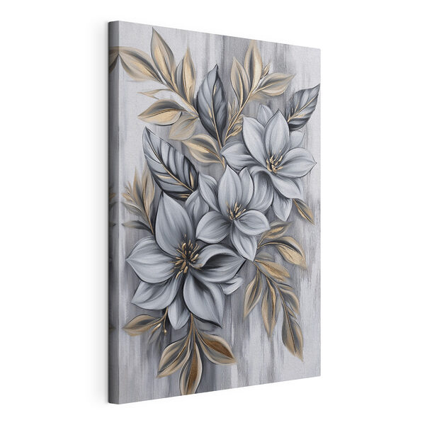 Pintura de flores y hojas Cuadros Pintura de flores y hojas