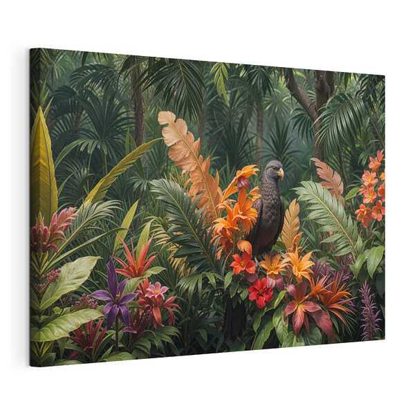 Cuadros Pájaro posado sobre una flor