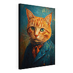 Cuadros Gato con traje