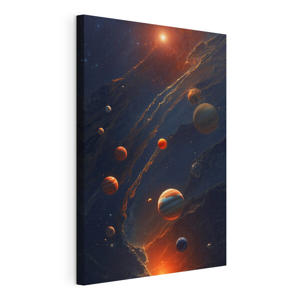Cuadros Planetas en el espacio