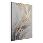 Cuadros Abstracción artística de hojas elegantes