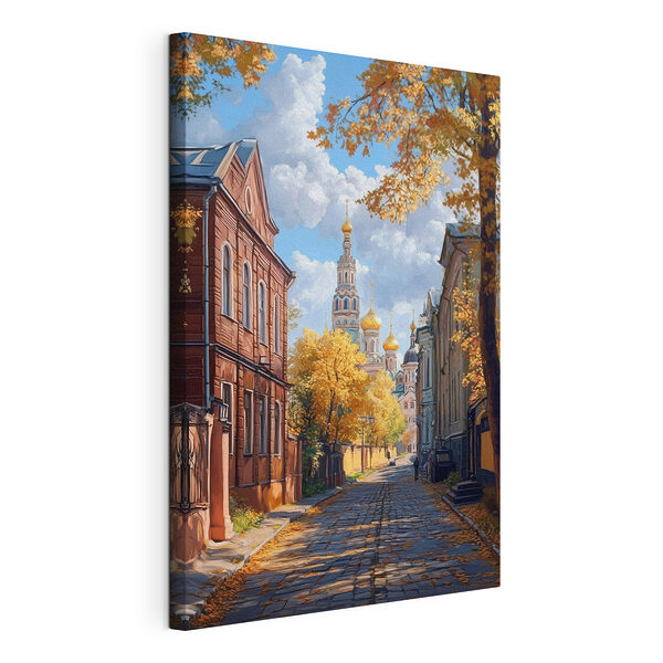 Cuadros Calle con edificios y árboles (SKU: s41752) Cuadros Cuadros Calle con edificios y árboles (SKU: s41752)