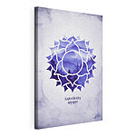 Cuadros Diseño floral en azul y blanco