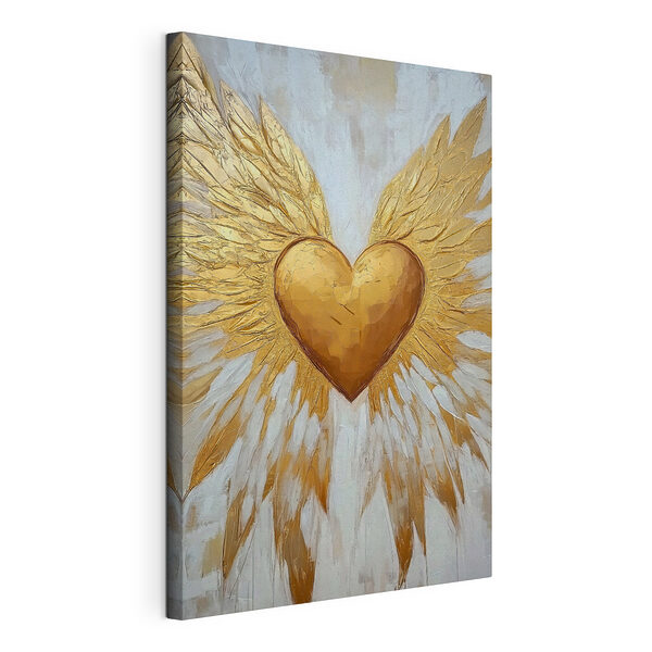 Cuadros Cuadros Corazón con unas alas pintadas (SKU: s41918)