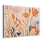 Cuadros Pintura de flores y hojas