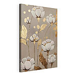 Cuadros Pintura de flores y hojas