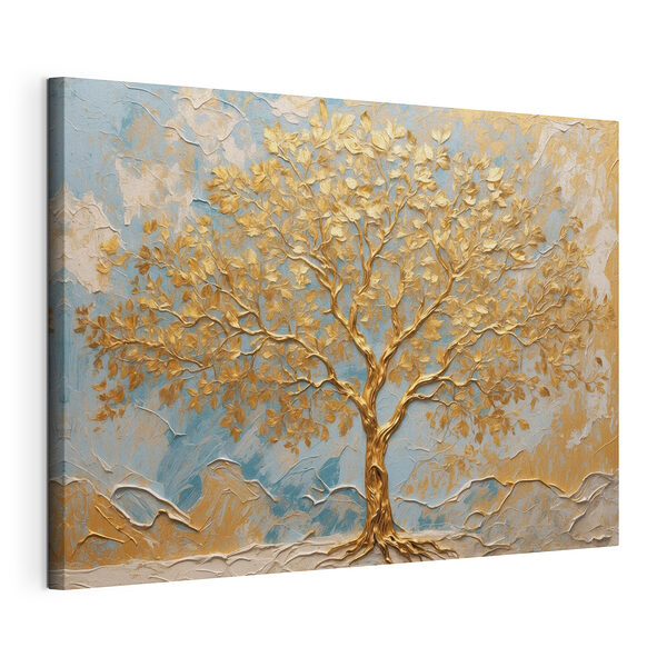 Cuadros Árbol artístico con un fondo sereno