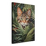 Cuadros Un gato en la selva