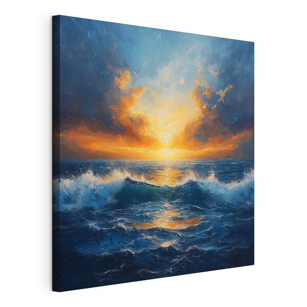 Puesta de sol sobre el mar Cuadros Puesta de sol sobre el mar