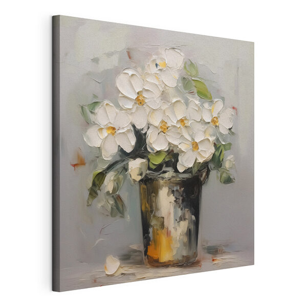 Cuadro de flores en un cubo Cuadros Cuadro de flores en un cubo