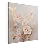 Cuadros Pintura de flores sobre una superficie blanca