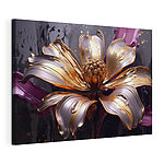 Cuadros Flor elegante con pétalos fluidos