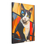 Cuadros Gato de ojos amarillos