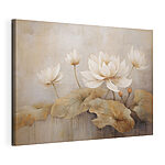 Cuadros Pintura de flores y hojas