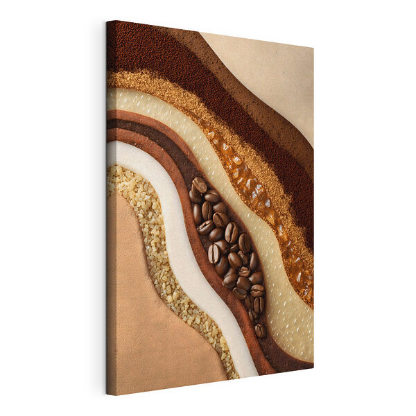 Cuadros Remolinos de texturas y colores terrosos