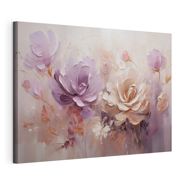 Cuadro de flores sobre fondo blanco Cuadros Cuadro de flores sobre fondo blanco