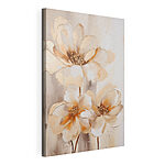 Cuadros Pintura de flores sobre una superficie blanca