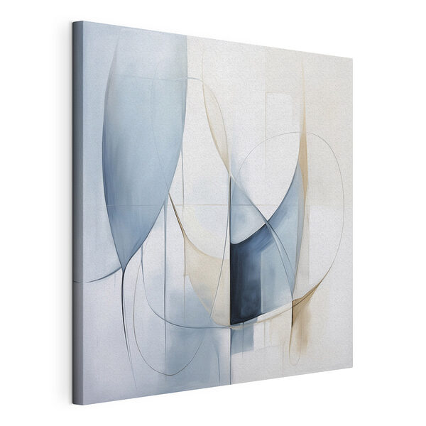 Cuadro de arte en azul y blanco Cuadros Cuadro de arte en azul y blanco