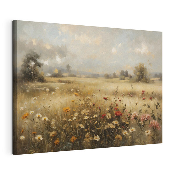 Cuadros Cuadro de un campo de flores