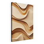 Cuadros Curvas fluidas en tonos suaves