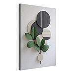 Cuadros Decoración de pared con una planta y hojas