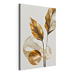 Cuadros Hojas elegantes con formas abstractas