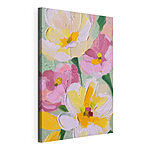 Cuadros Flores de colores vivos en suaves tonos pastel