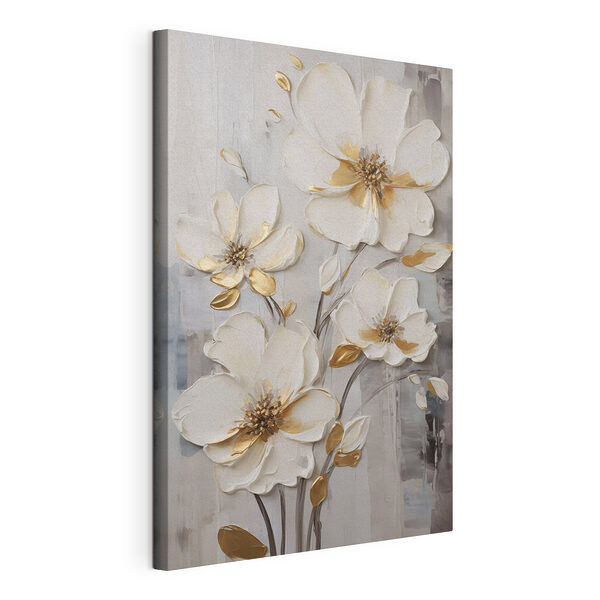 Cuadros - Elegante diseño floral en tonos suaves