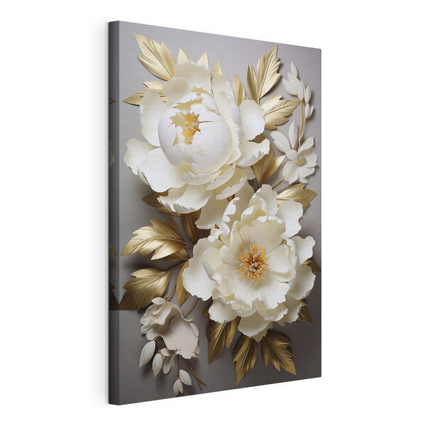 Cuadros Elegantes composiciones florales en tonos suaves