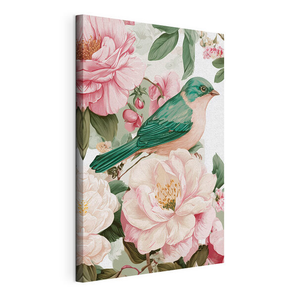 Cuadros Pájaro sobre una flor