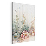 Cuadros Pintura de flores y hojas