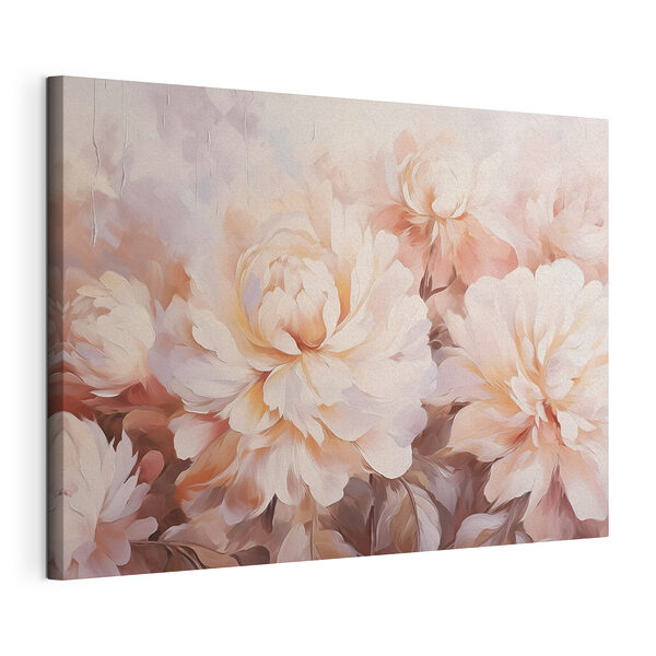 Cuadros Cuadro de flores en una pared