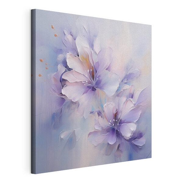 Pintura de flores sobre una superficie blanca Cuadros Pintura de flores sobre una superficie blanca