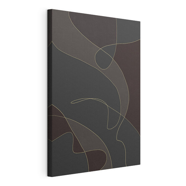 Diseño con líneas abstractas sobre fondo oscuro Cuadros Diseño con líneas abstractas sobre fondo oscuro