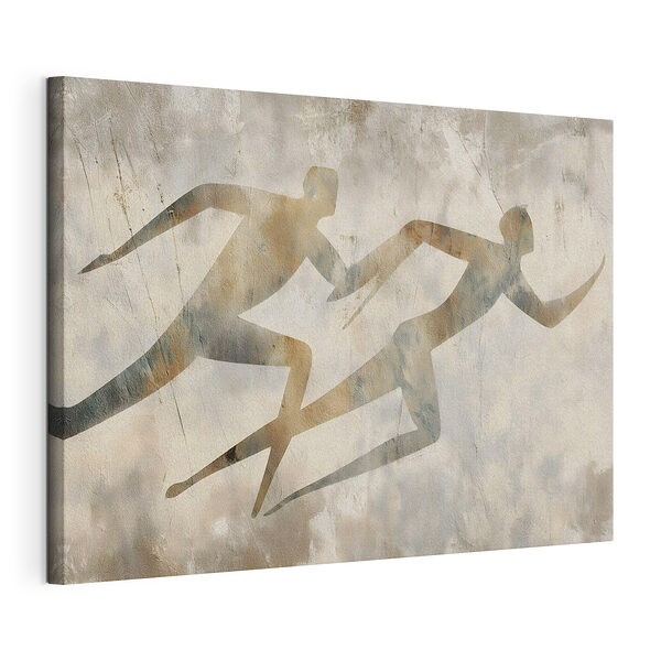 Dibujo de un hombre corriendo Cuadros Dibujo de un hombre corriendo
