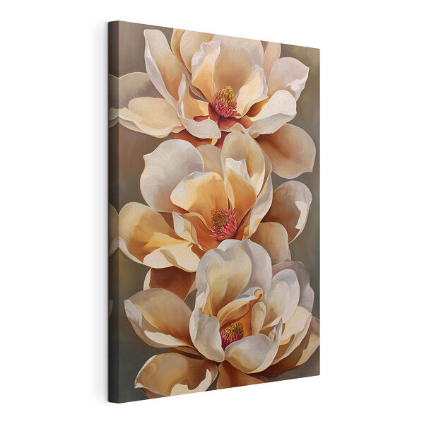 Cuadros Elegantes flores en tonos suaves