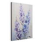 Cuadros Pintura de flores sobre una superficie blanca