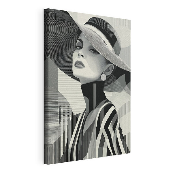 Cuadros Mujer con sombrero