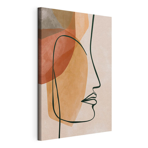 Cuadros Dibujo del rostro de una mujer