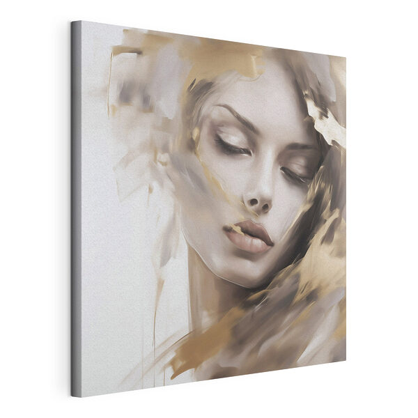Cuadros Retrato de ensueño con expresiones suaves