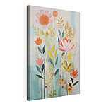 Cuadros Pintura de flores y hojas