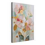 Cuadros Pintura de flores y hojas